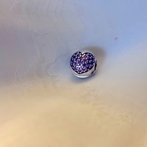 PANDORA Pink “Love of my Life” Clip Charm